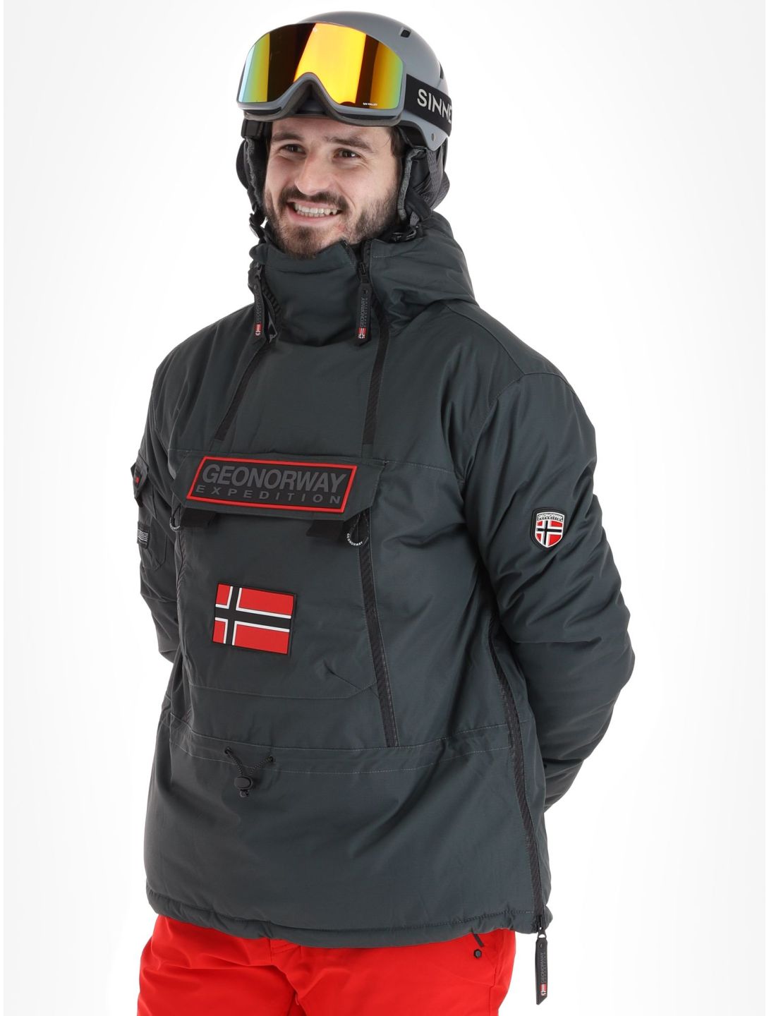 Geographical Norway, Benyamine ski-jas heren Dark Grey grijs 