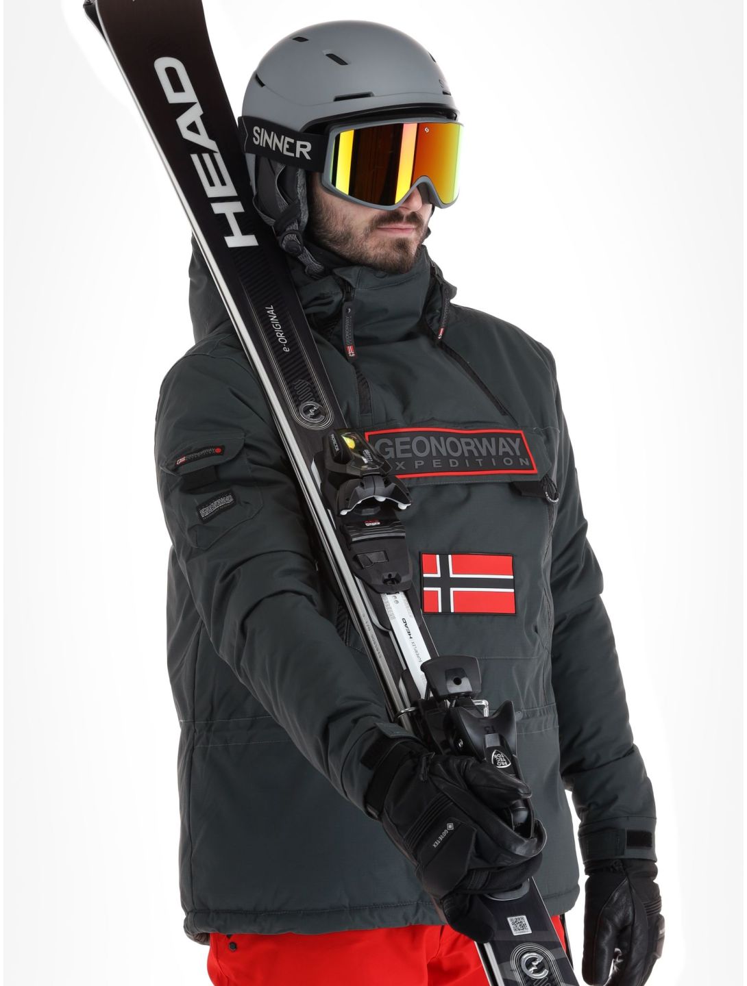 Geographical Norway, Benyamine ski-jas heren Dark Grey grijs 