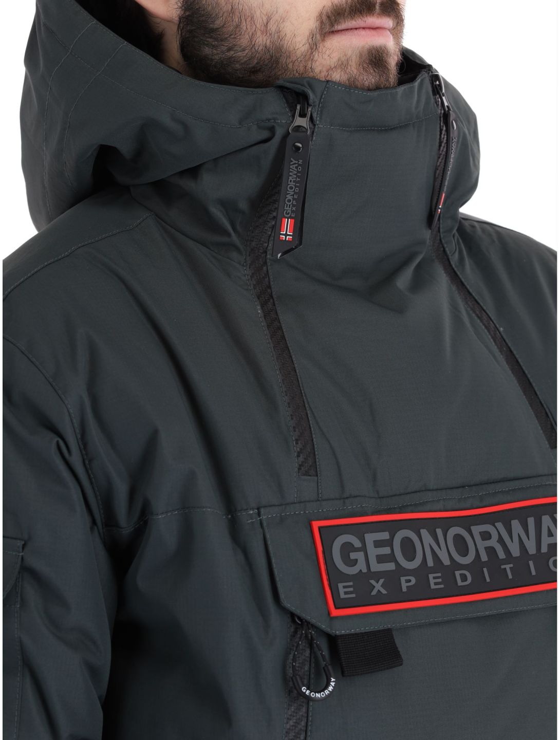 Geographical Norway, Benyamine ski-jas heren Dark Grey grijs 