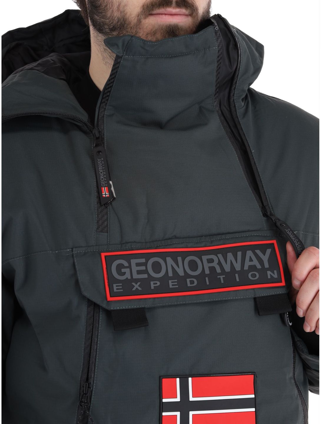 Geographical Norway, Benyamine ski-jas heren Dark Grey grijs 