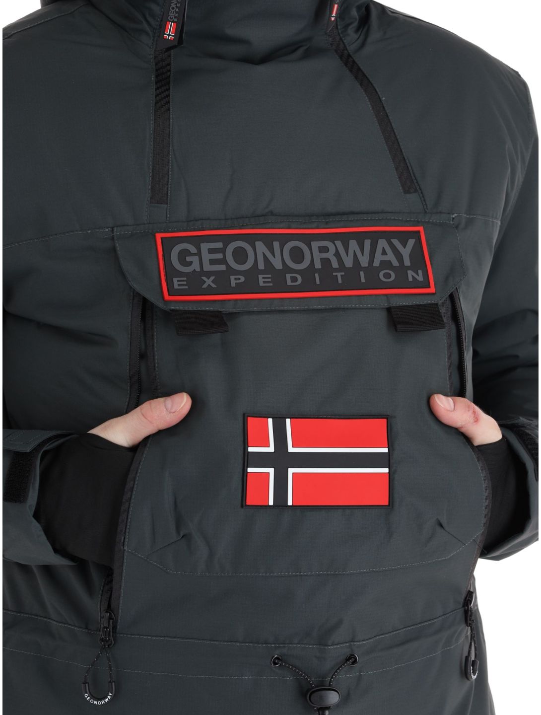 Geographical Norway, Benyamine ski-jas heren Dark Grey grijs 