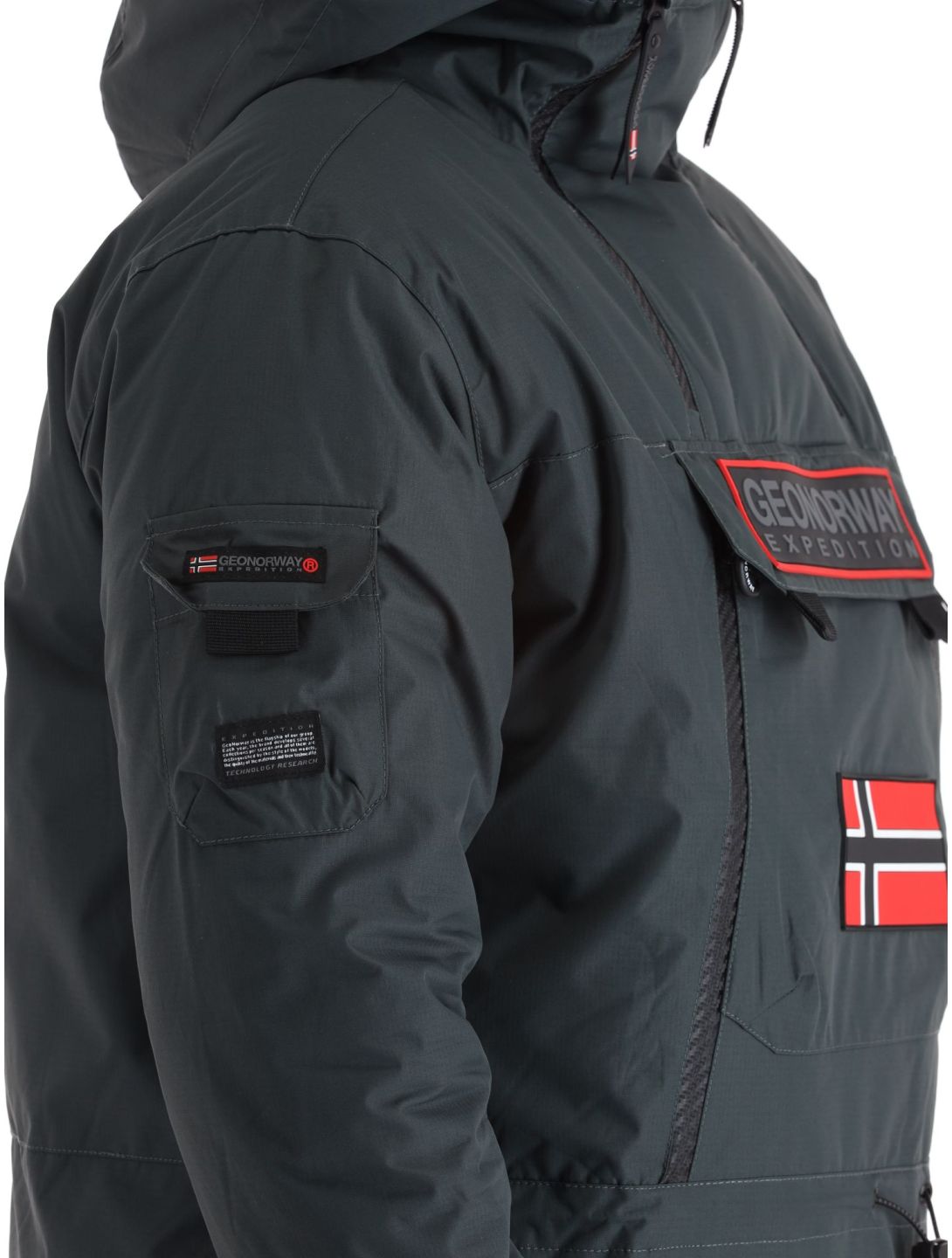 Geographical Norway, Benyamine ski-jas heren Dark Grey grijs 