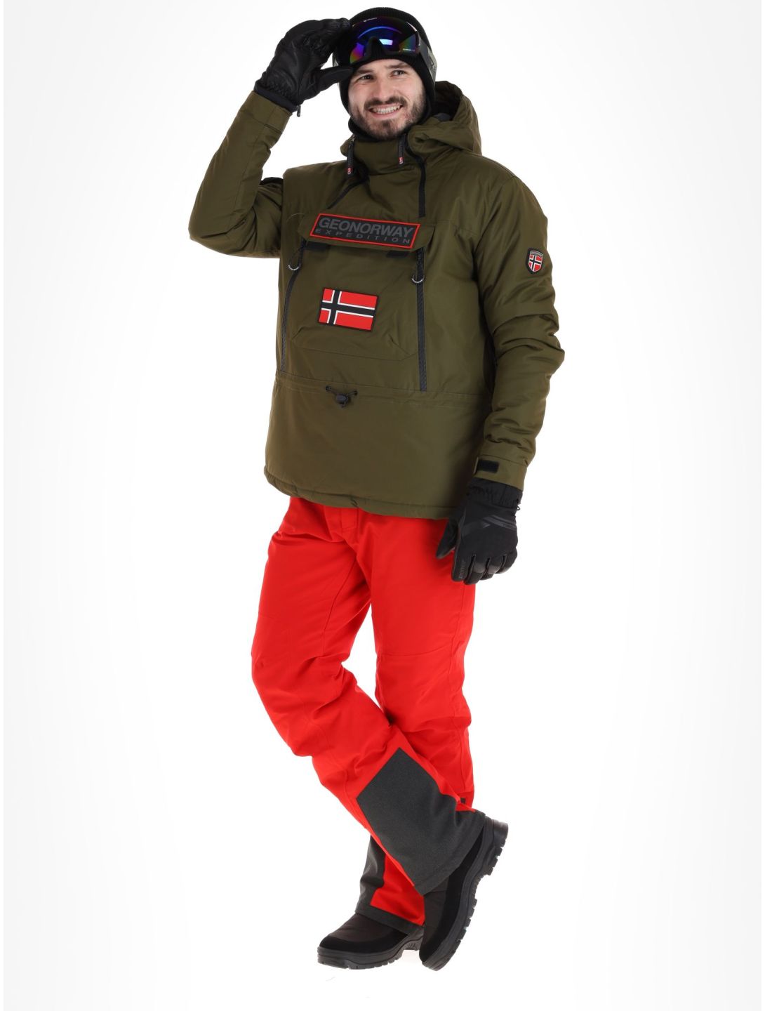 Geographical Norway, Benyamine ski-jas heren Kaki groen 