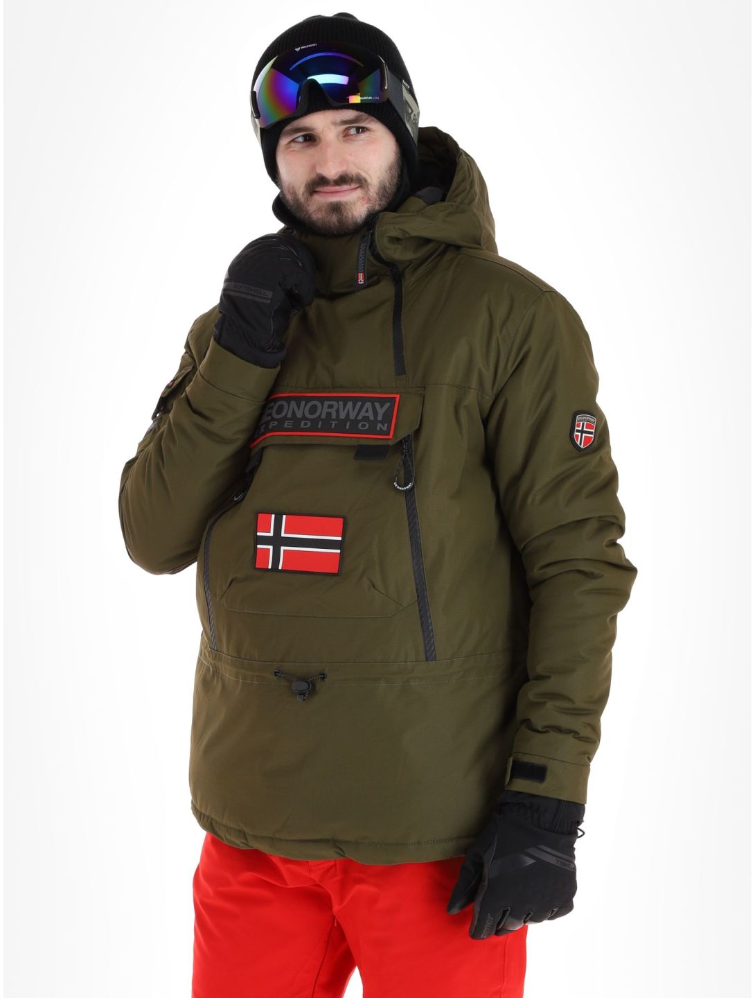 Geographical Norway, Benyamine ski-jas heren Kaki groen 