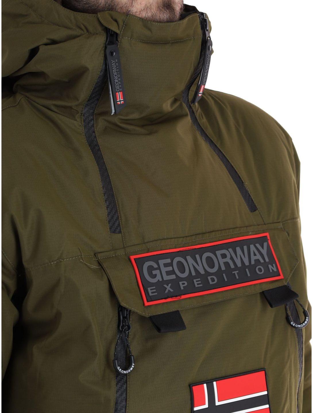 Geographical Norway, Benyamine ski-jas heren Kaki groen 