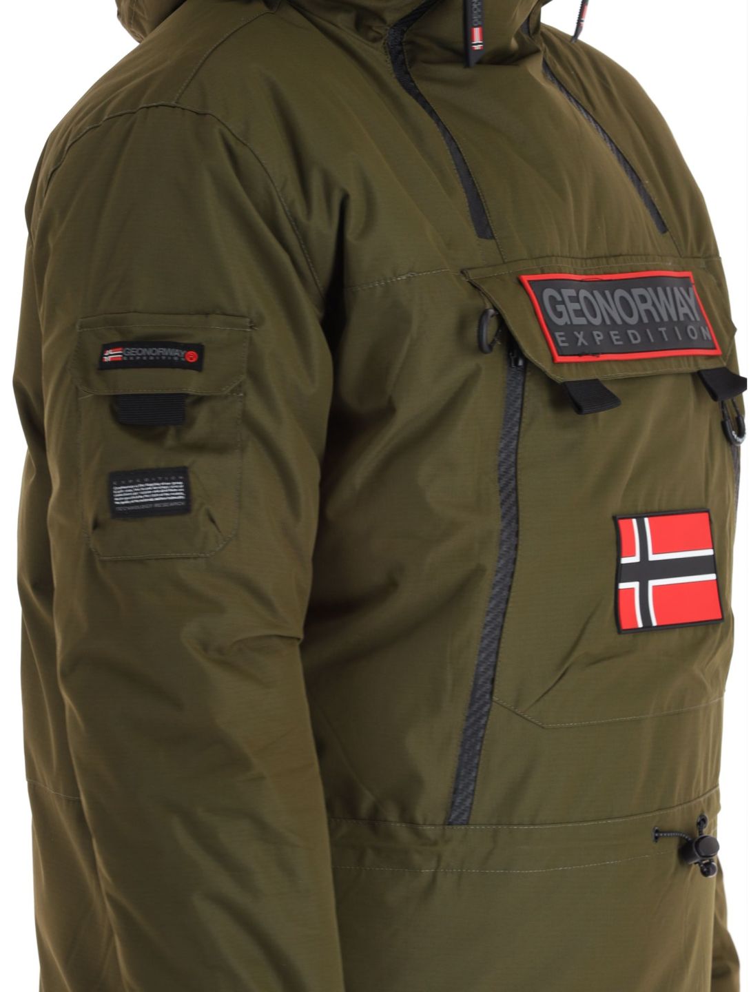 Geographical Norway, Benyamine ski-jas heren Kaki groen 