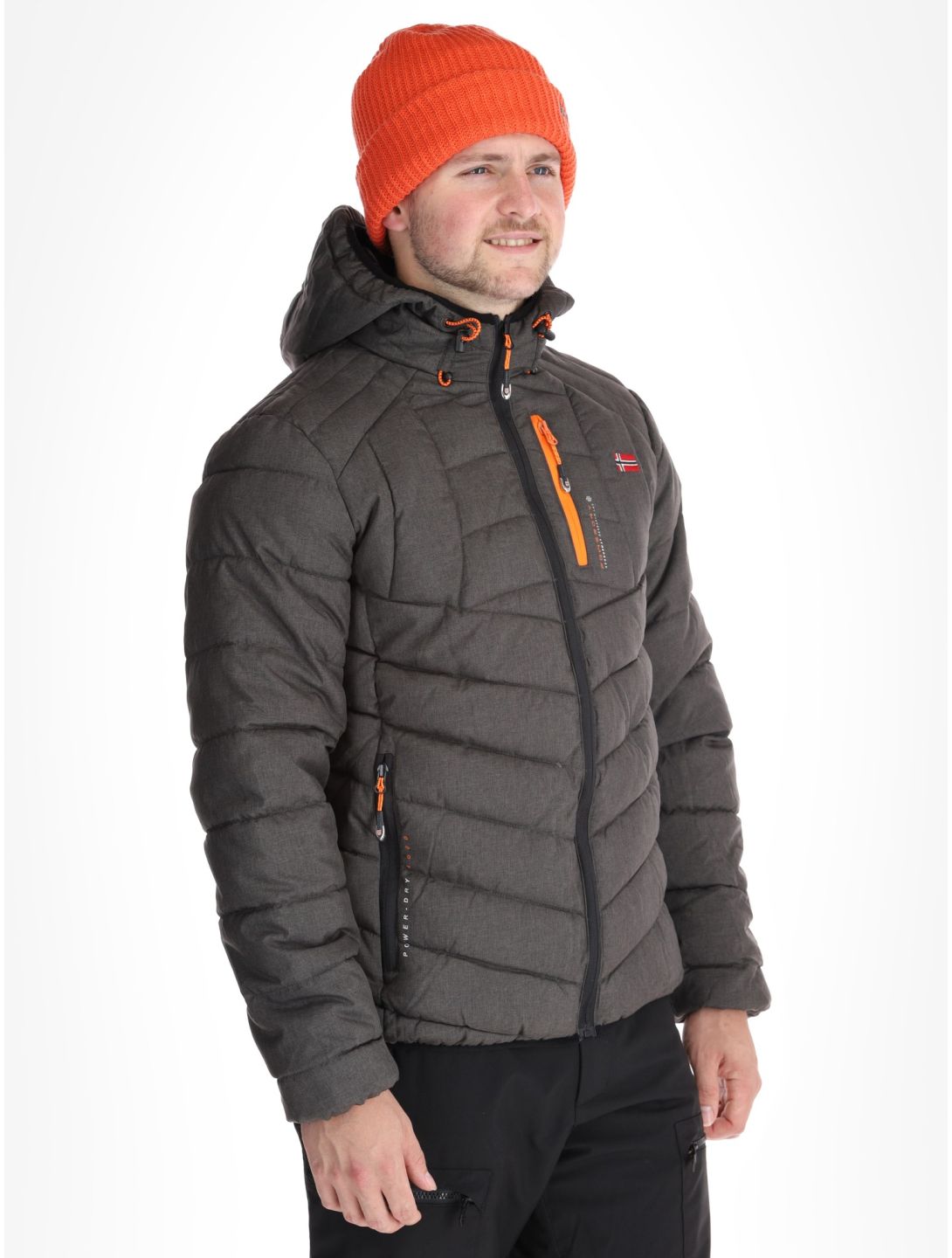 Geographical Norway, Bolchevic AA Jas gevoerd heren Dark Grey Grijs 