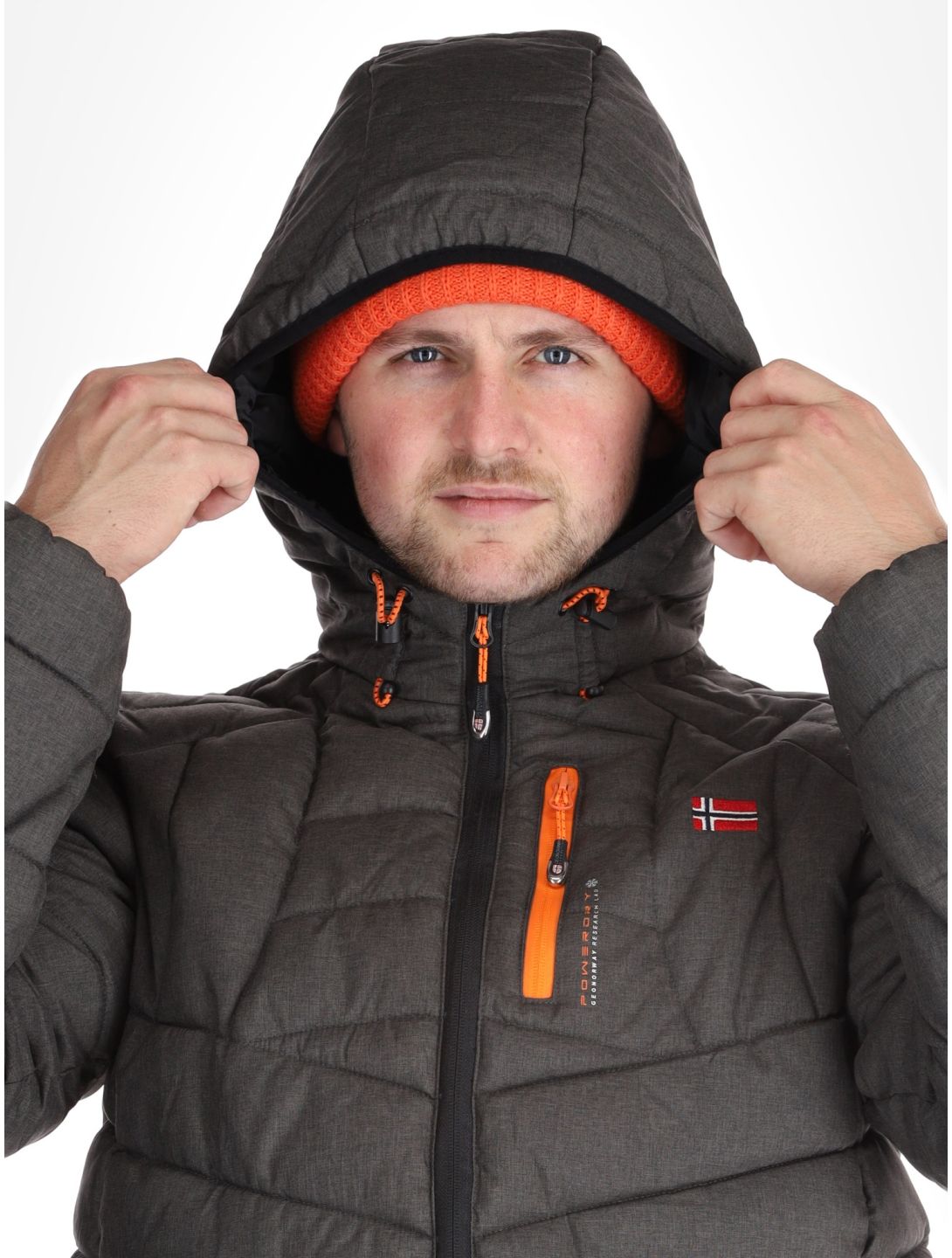 Geographical Norway, Bolchevic AA Jas gevoerd heren Dark Grey Grijs 