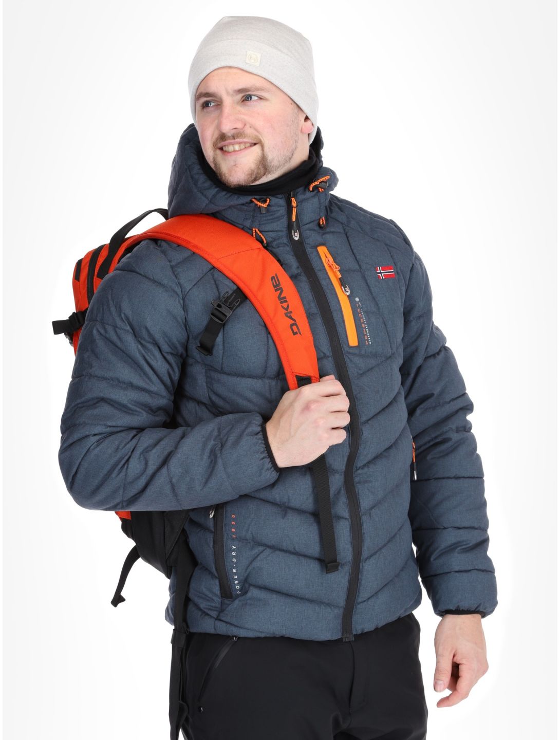 Geographical Norway, Bolchevic AA Jas gevoerd heren Navy Blauw 