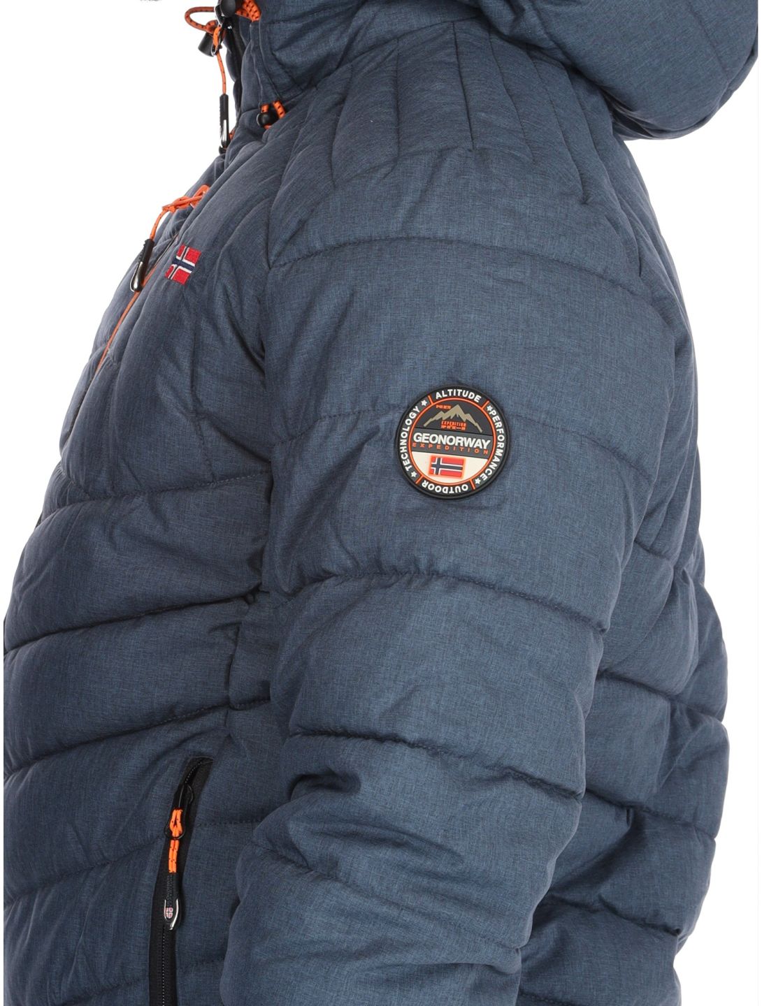 Geographical Norway, Bolchevic AA Jas gevoerd heren Navy Blauw 