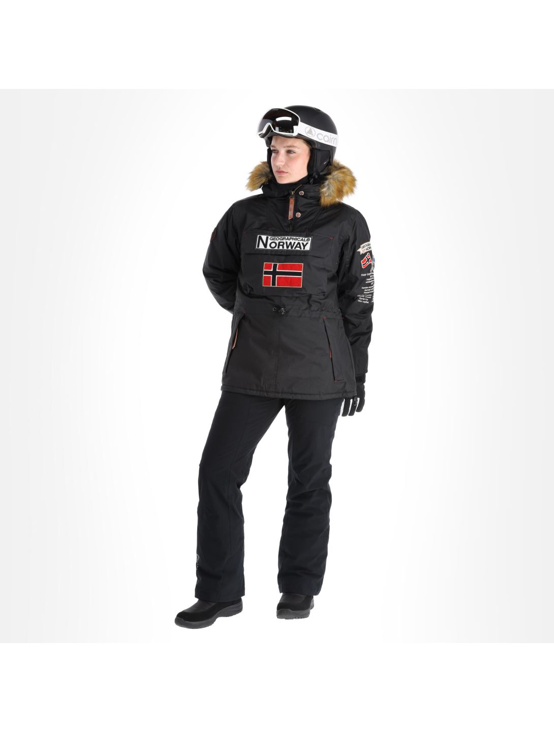 Geographical Norway, Boomera Rol-Art1 Lady 068 winter anorak dames zwart 