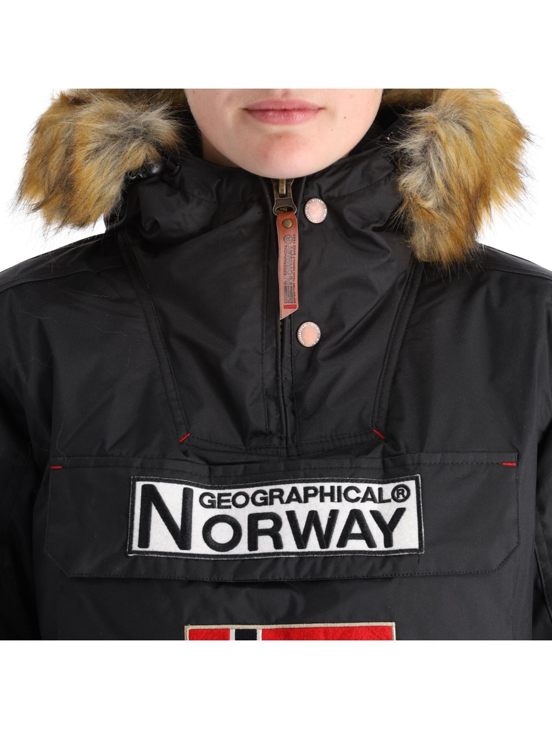 Geographical Norway, Boomera Rol-Art1 Lady 068 winter anorak dames zwart 