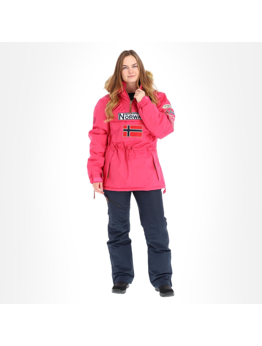 Geographical Norway, Bridget New 068 ski-jas dames fuschia roze 