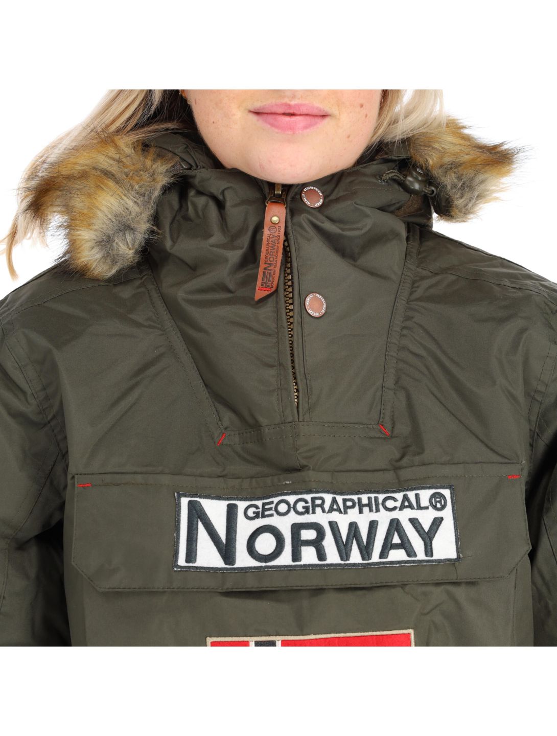 Geographical Norway, Bridget New 072 ski-jas dames kaki groen 