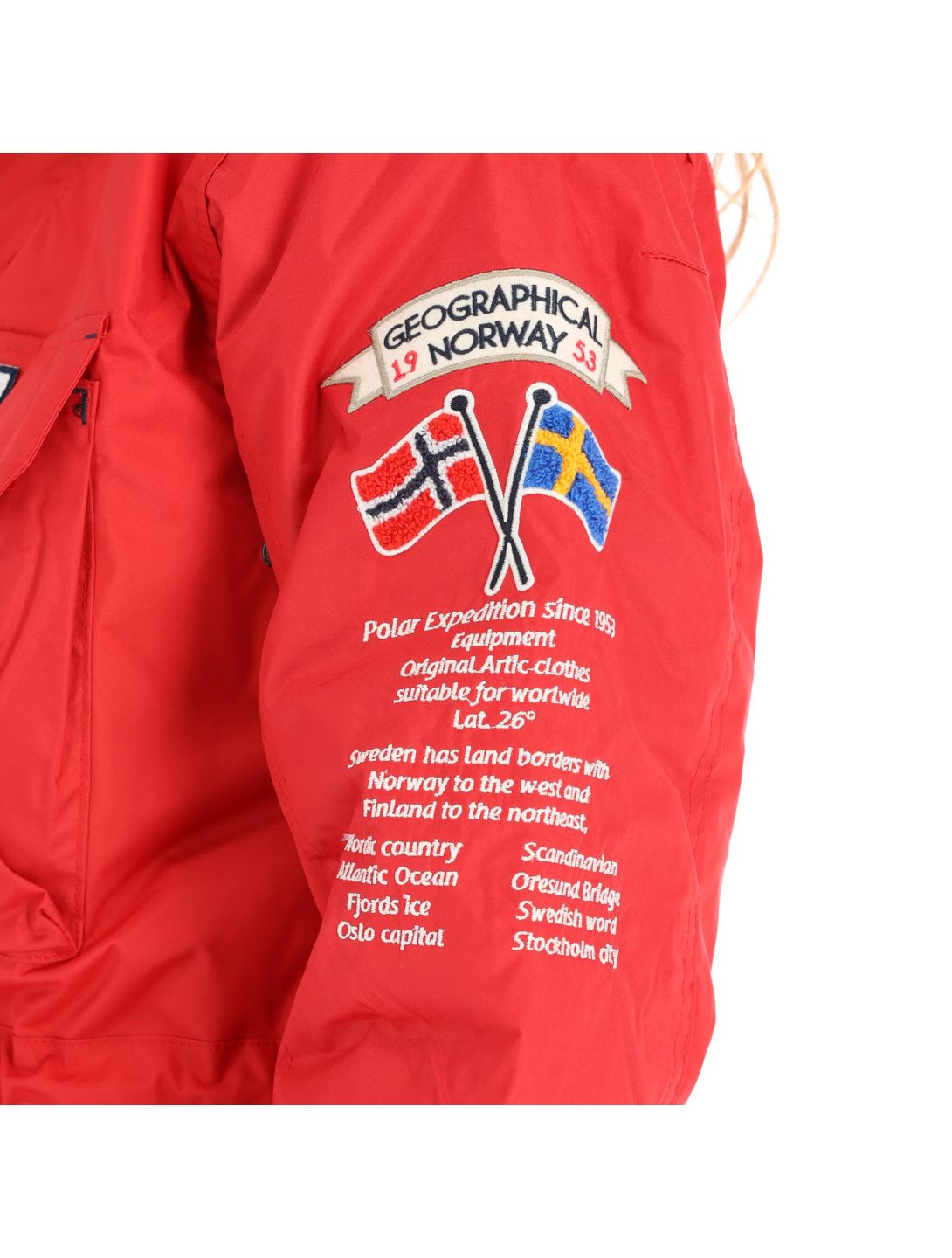 Geographical Norway, Bridget New 087 ski-jas dames rood 