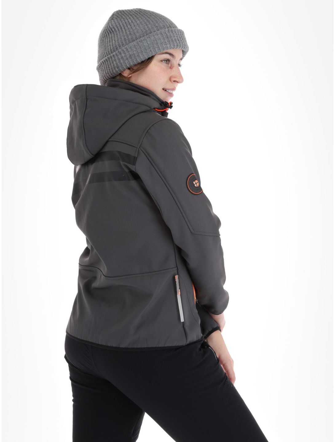 Geographical Norway, Reine softshell ski-jas dames Grey grijs 