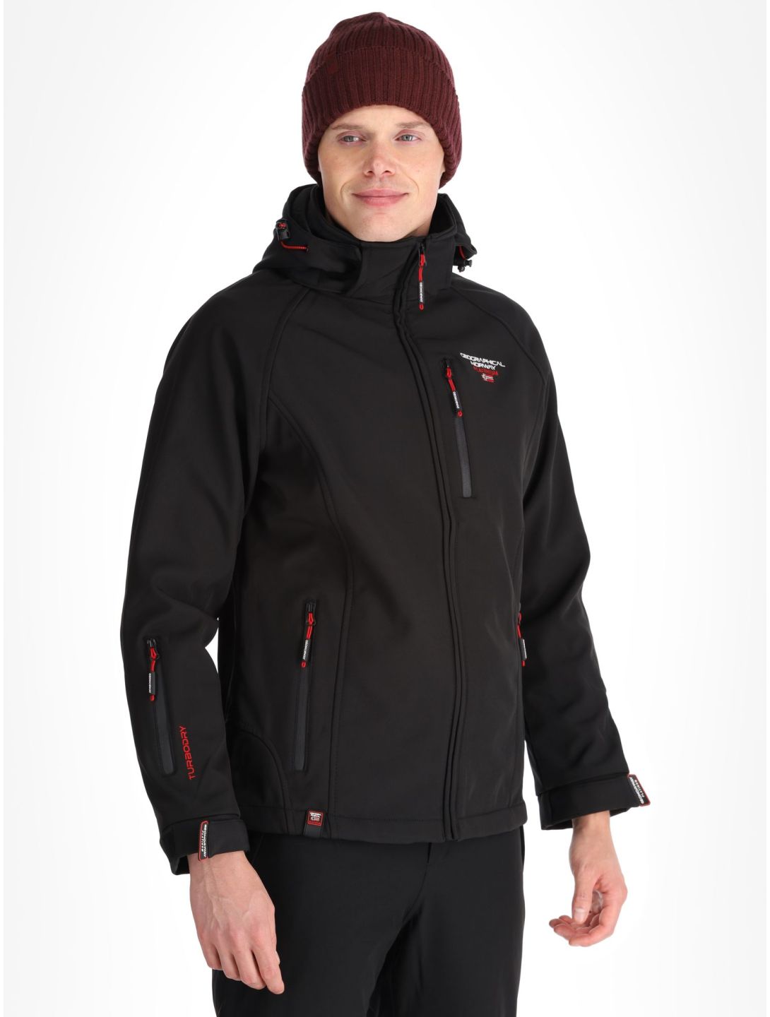 Geographical Norway, Taboo AA Jas gevoerd heren Black Zwart 