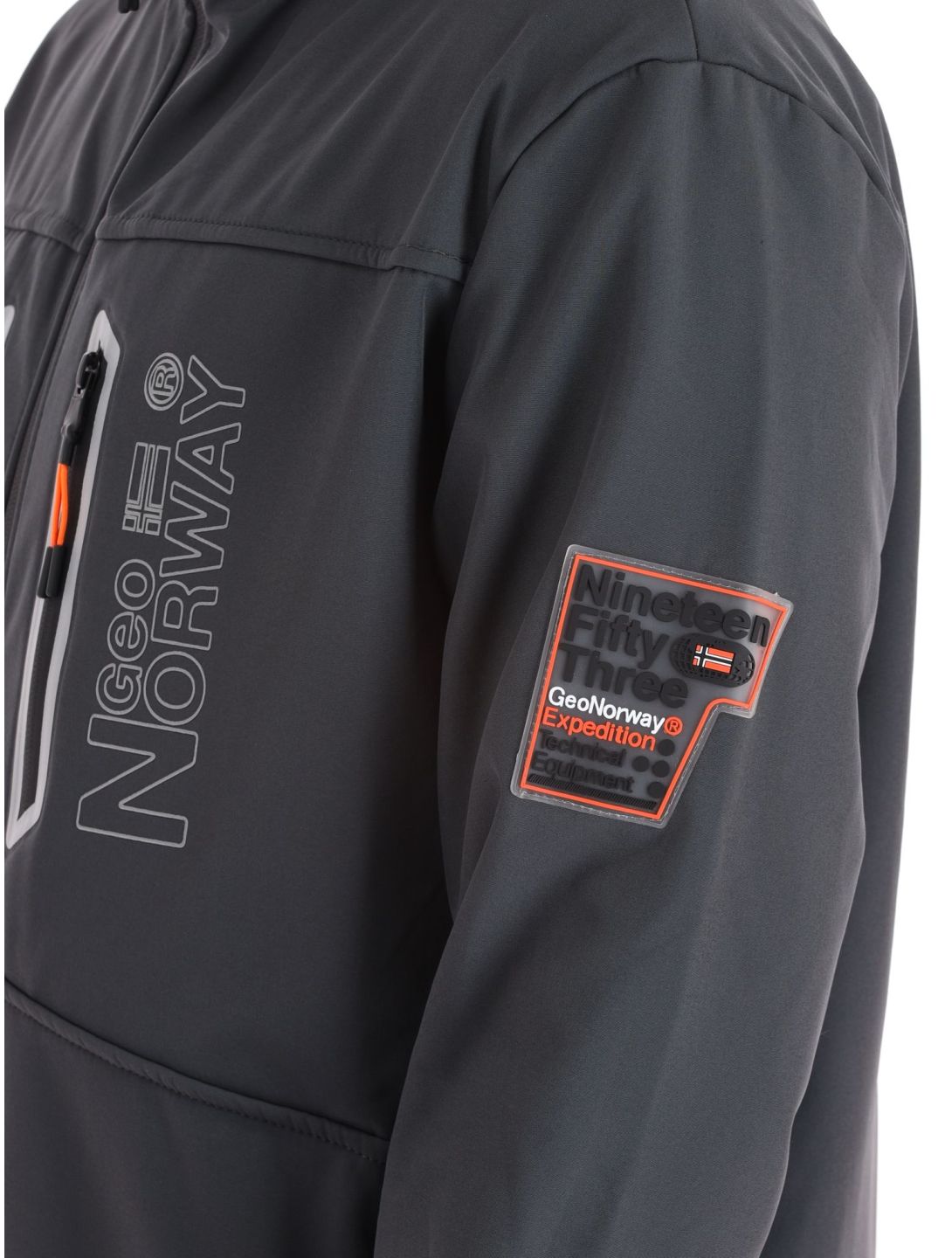 Geographical Norway, Trevar softshell ski-jas heren Dark Grey grijs 