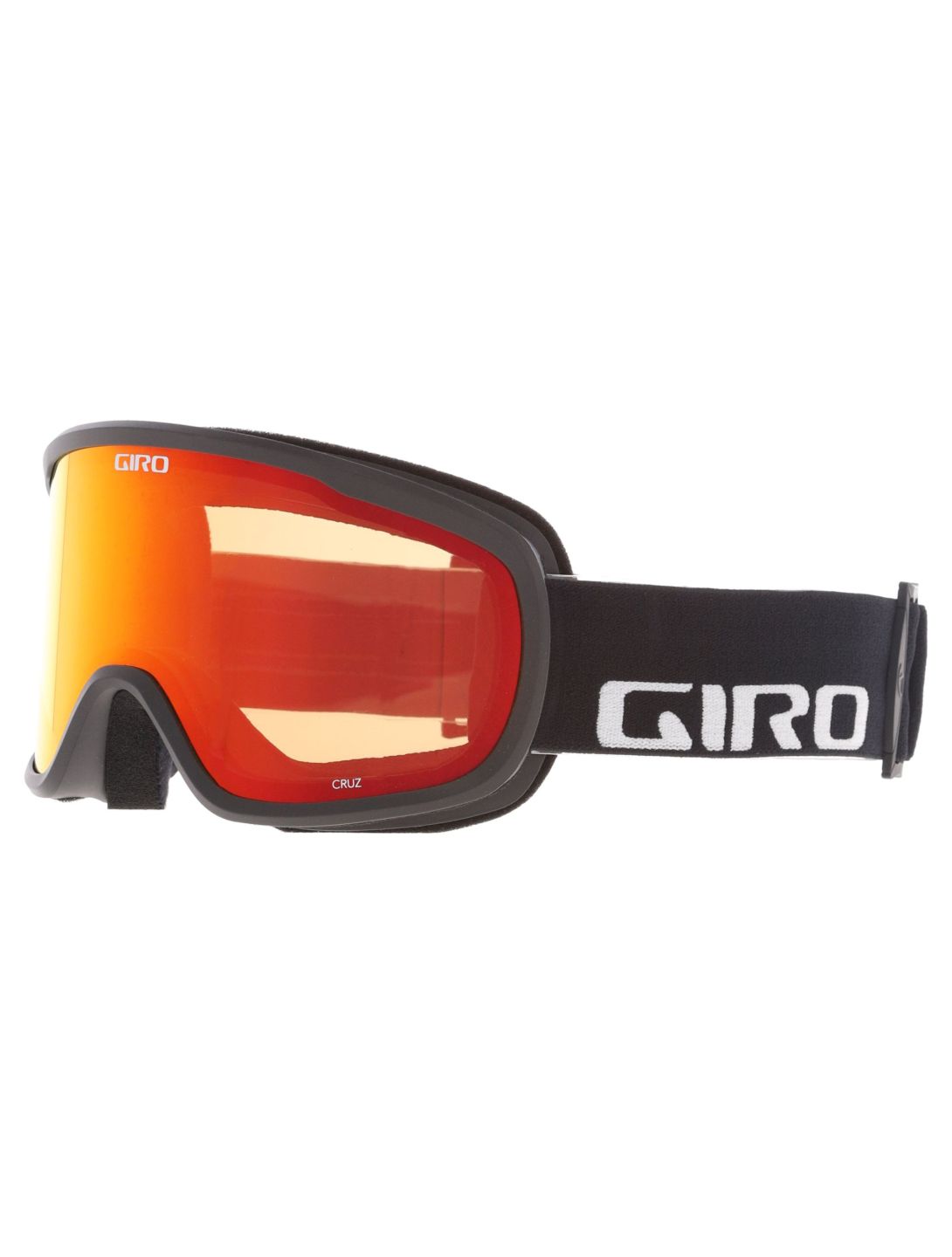 Giro, Cruz PA Goggles unisex Black Wordmark - Amber Scarlet Zwart 