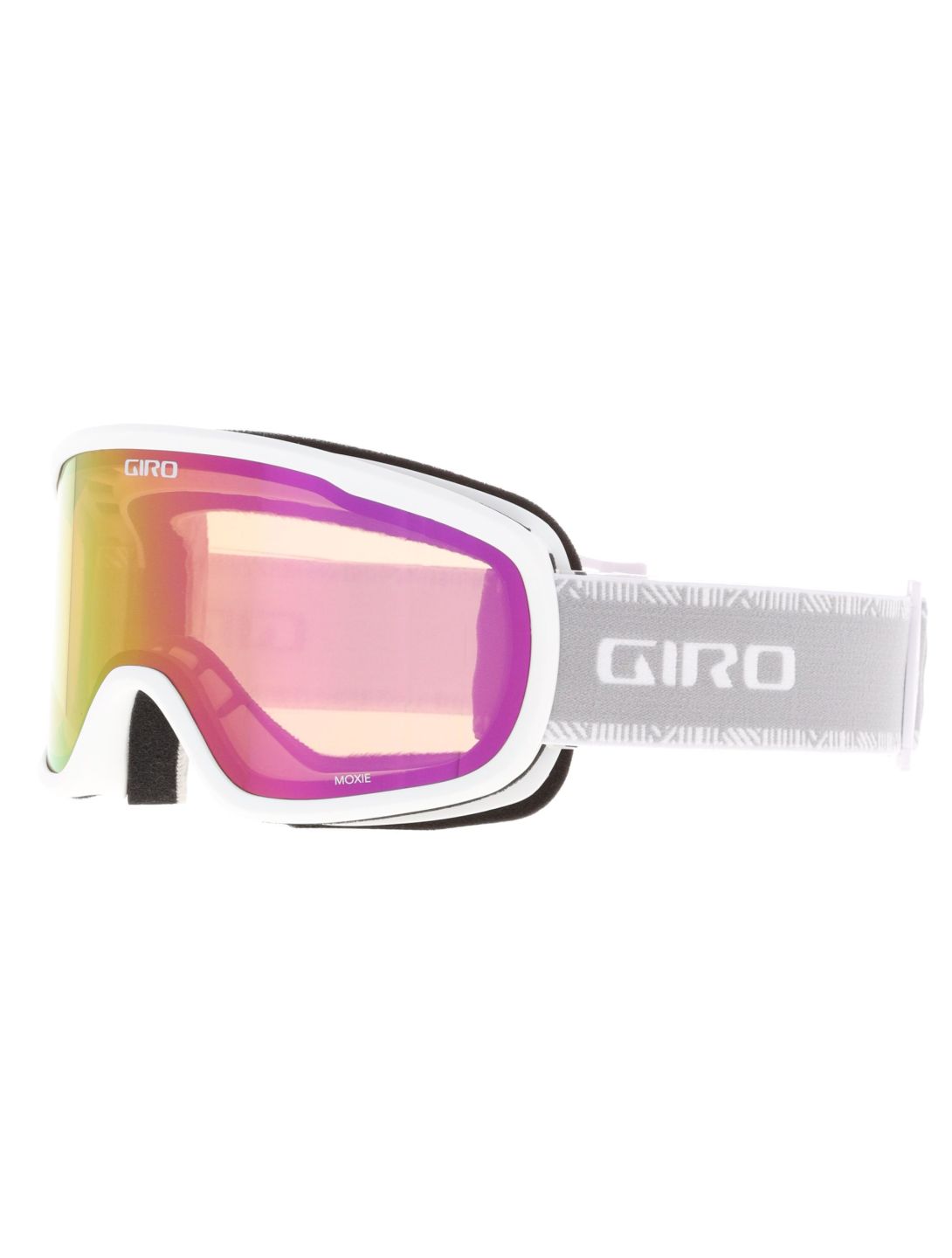 Giro, Moxie PA Goggles unisex White & Grey Chute - Amber Pink Grijs, Wit 