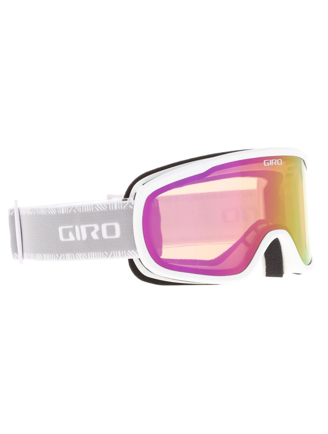 Giro, Moxie PA Goggles unisex White & Grey Chute - Amber Pink Grijs, Wit 