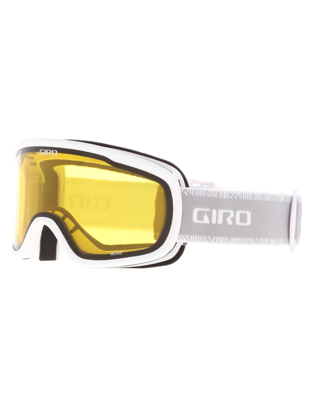 Giro, Moxie PA Goggles unisex White & Grey Chute - Amber Pink Grijs, Wit 