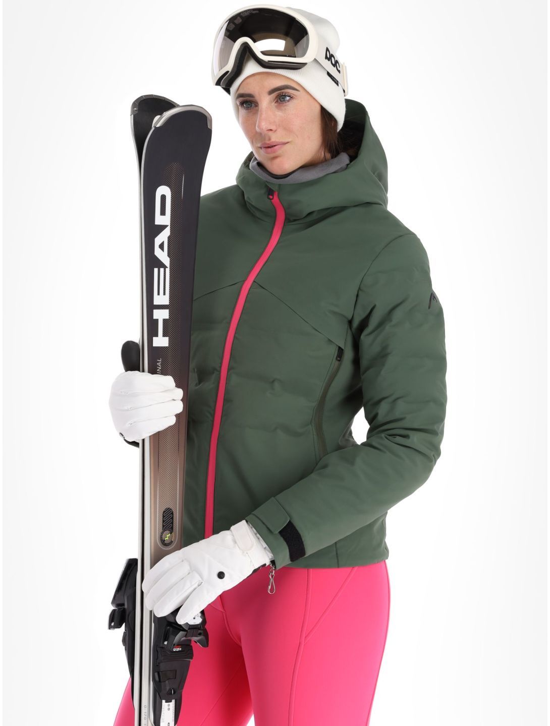 Head, Chloe ski-jas dames Thyme Green groen 