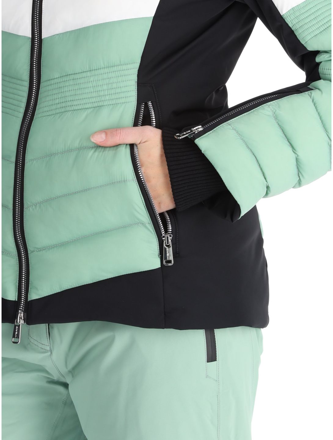 Head, Immensity ski-jas dames Nile Green groen 