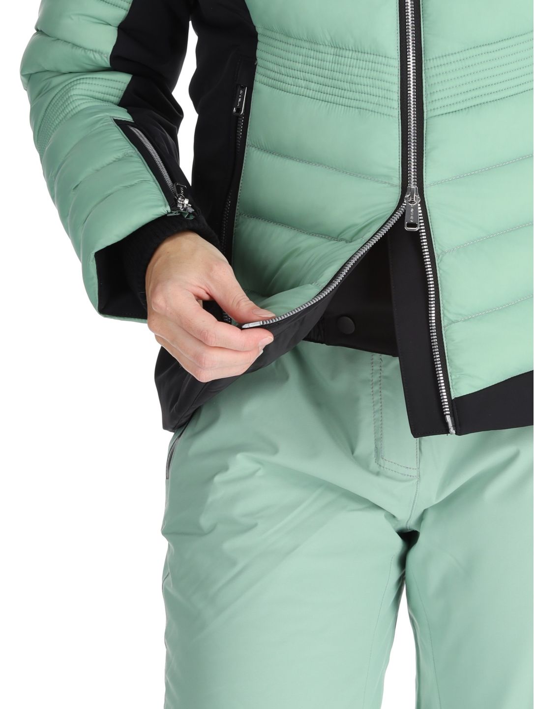 Head, Immensity ski-jas dames Nile Green groen 