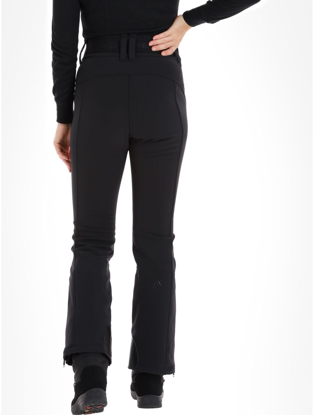 Head, Jet softshell skibroek dames Black zwart 