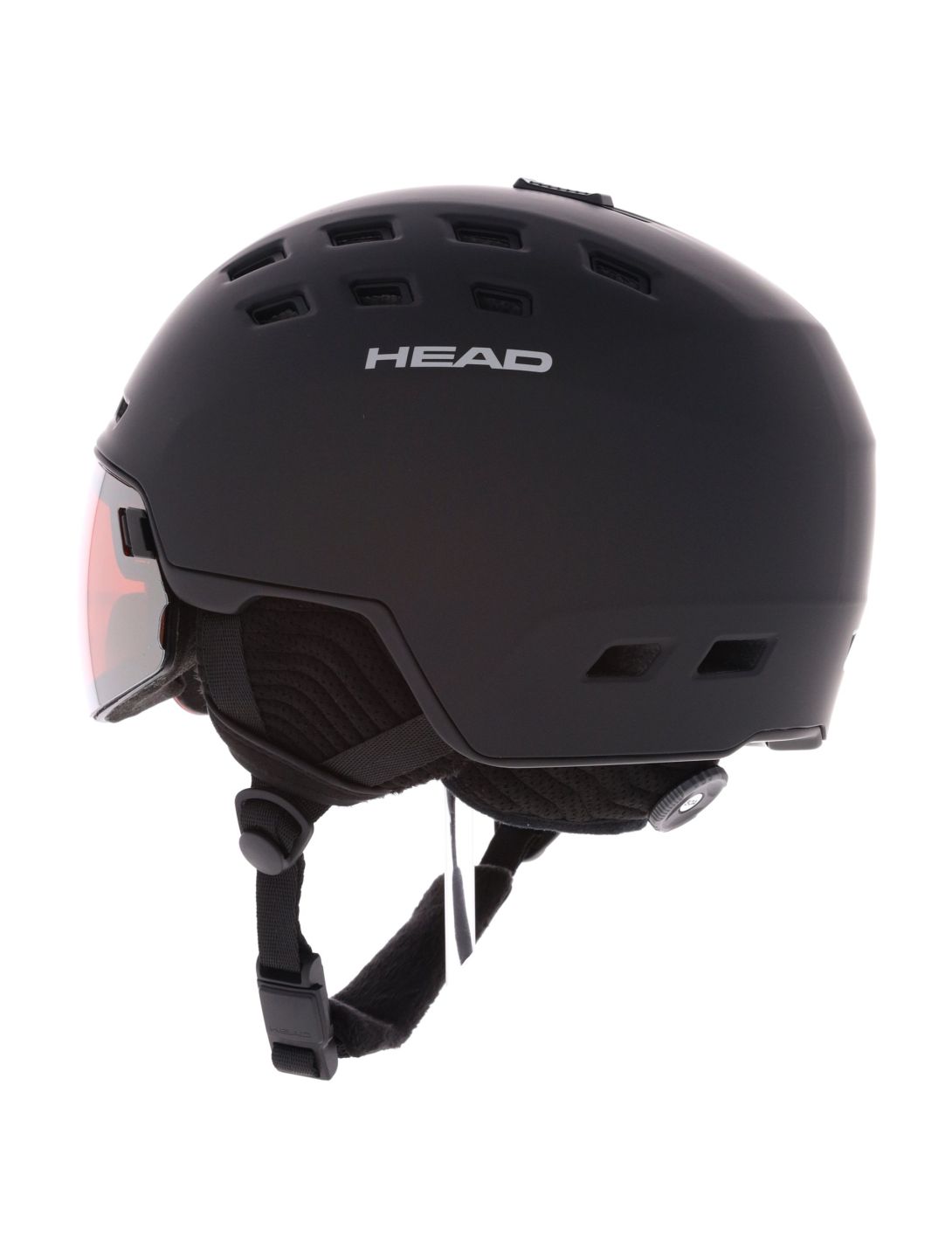 Head, Radar skihelm met vizier unisex Black zwart 