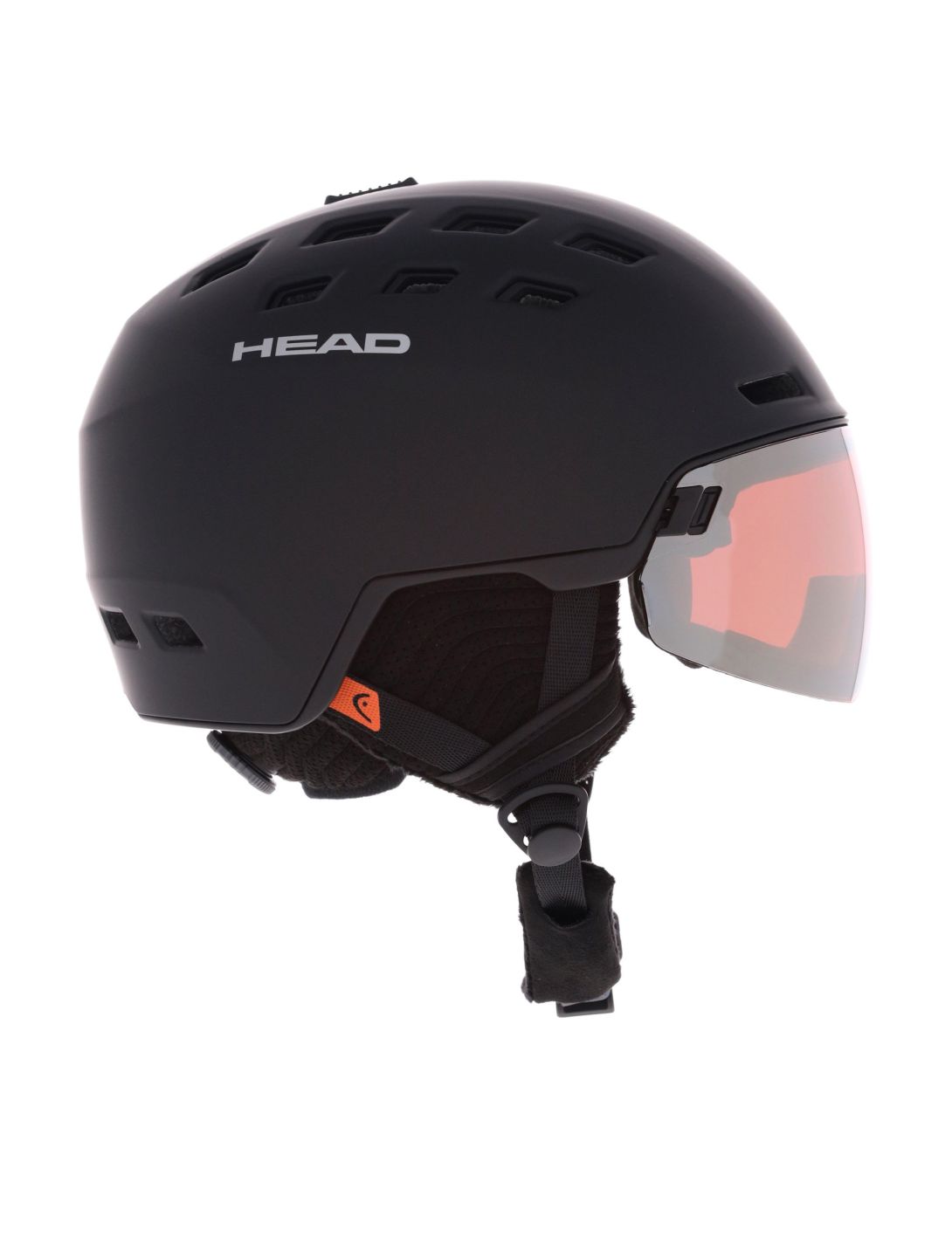 Head, Radar skihelm met vizier unisex Black zwart 