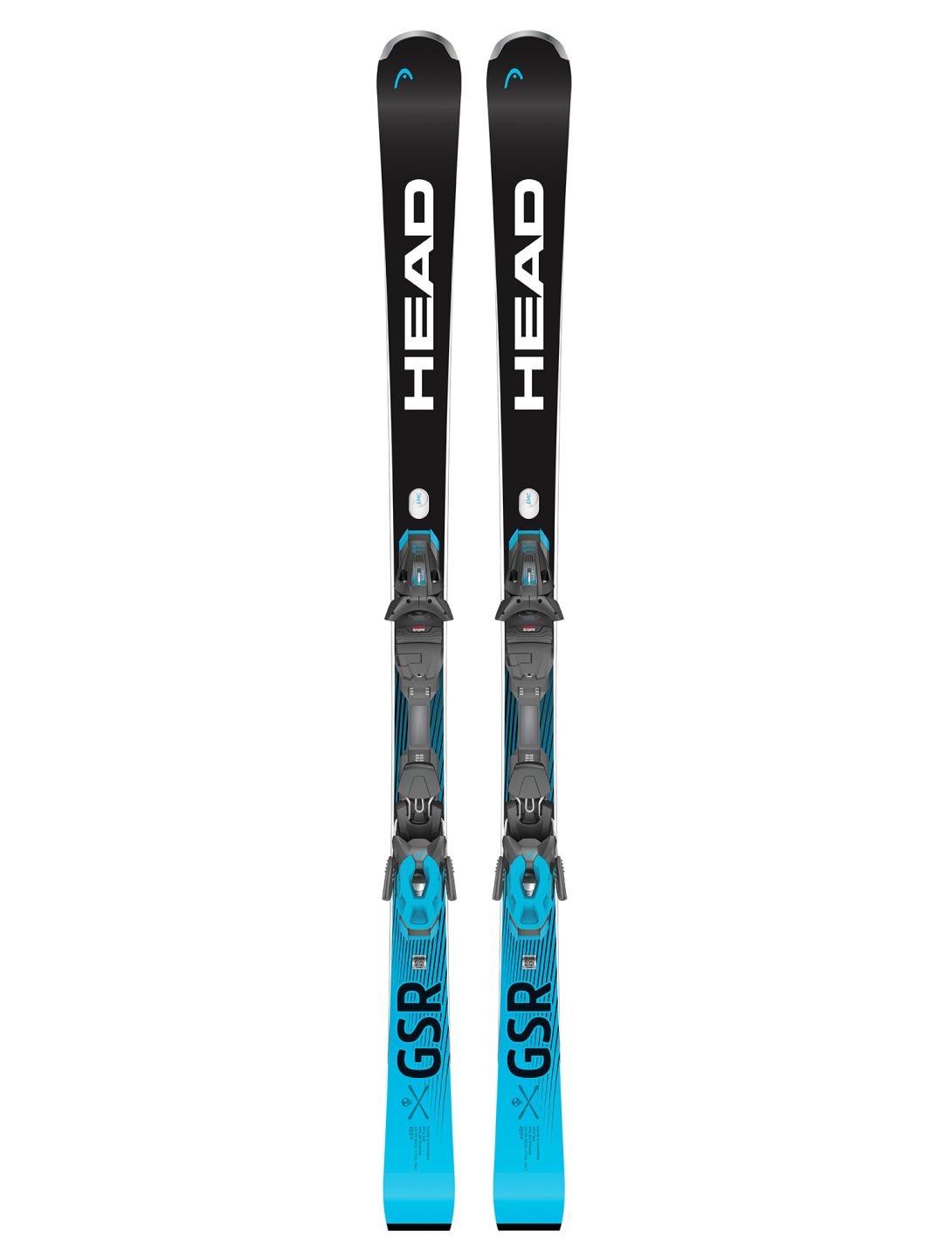 Head, Worldcup Rebels e.GSR + PR 11 GW (2024-2025) ski's unisex Black Blue 