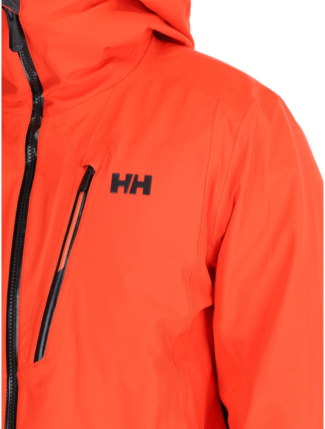 Helly Hansen, Alpha 3L Long Shell AB Hardshell jas heren Cherry Tomato Oranje 