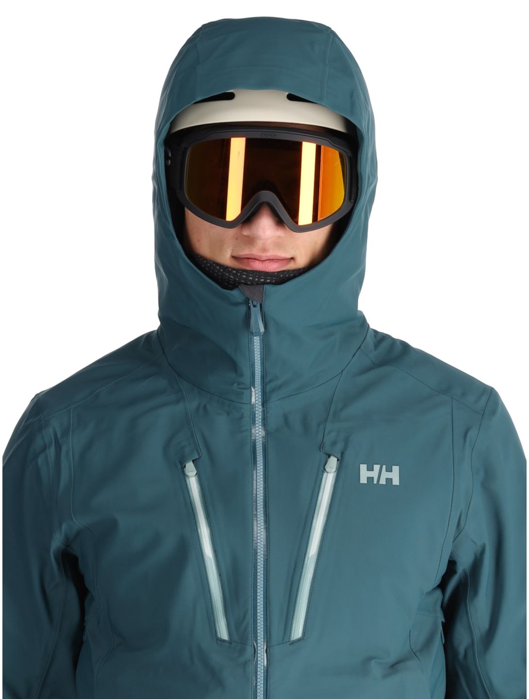 Helly Hansen, Alpha 3L Long Shell AB Hardshell jas heren Dark Creek Groen 