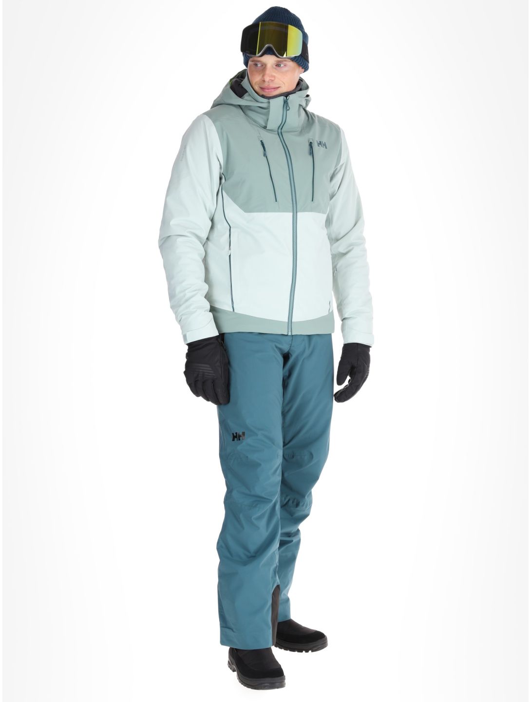 Helly Hansen, Alpha 4.0 ski-jas heren Cactus groen 