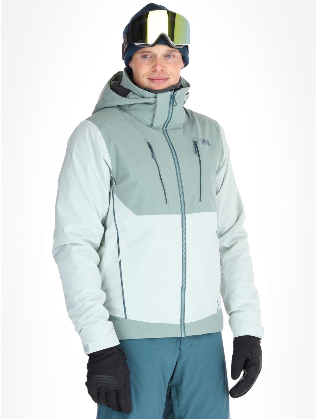 Helly Hansen, Alpha 4.0 ski-jas heren Cactus groen 