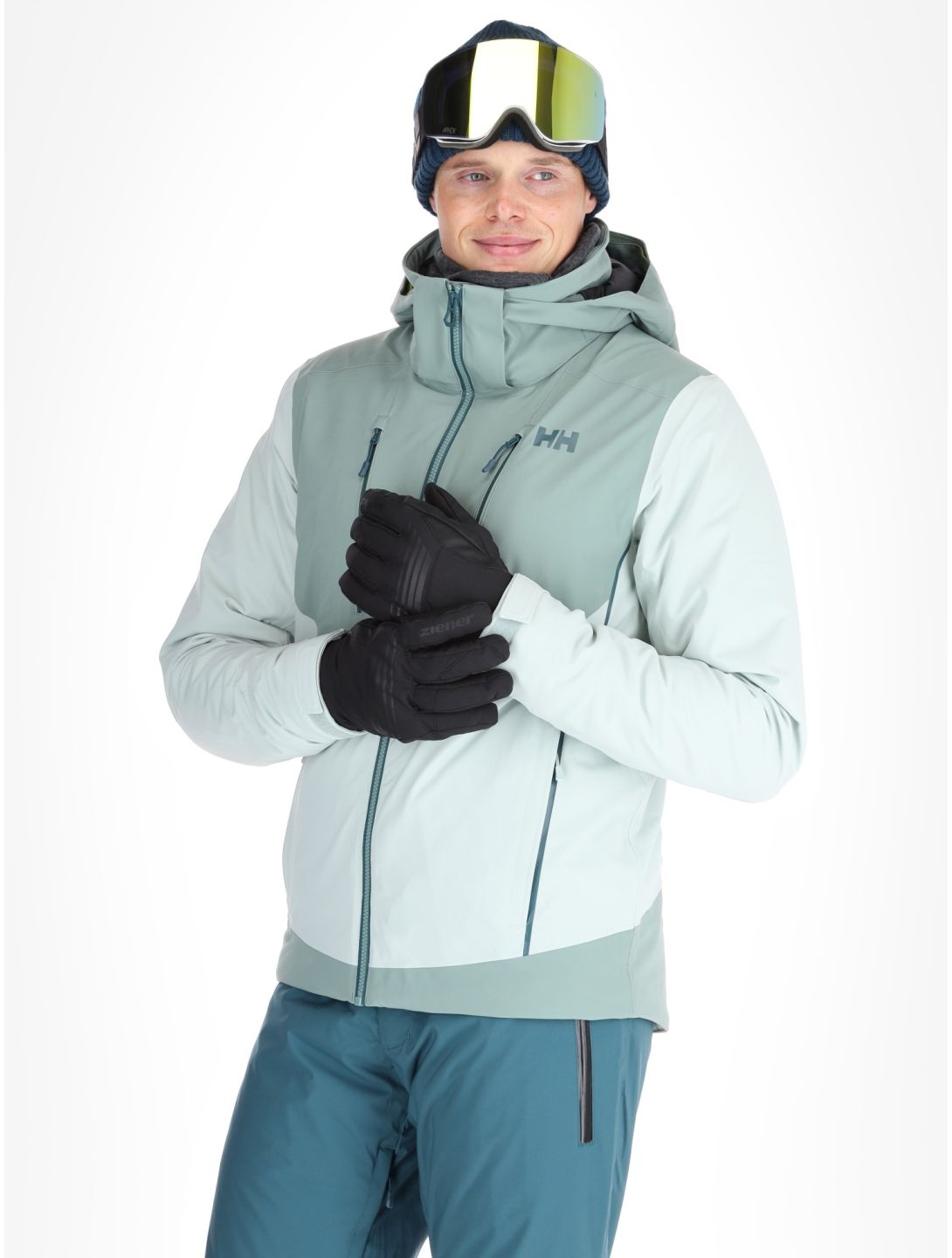 Helly Hansen, Alpha 4.0 ski-jas heren Cactus groen 