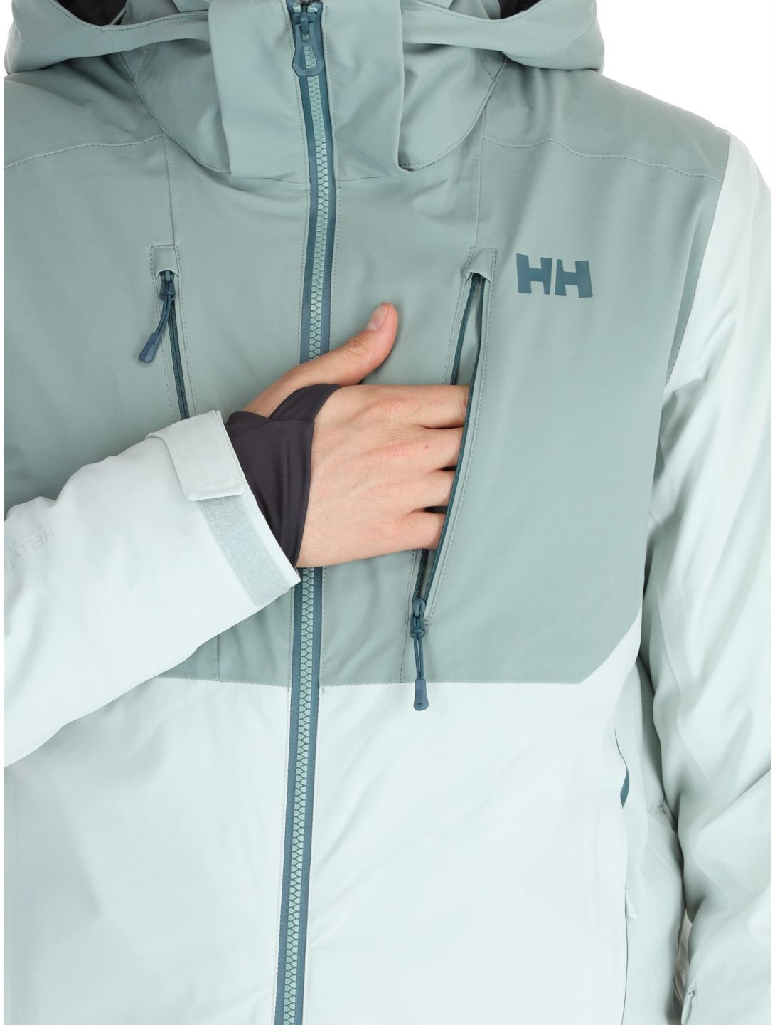 Helly Hansen, Alpha 4.0 ski-jas heren Cactus groen 