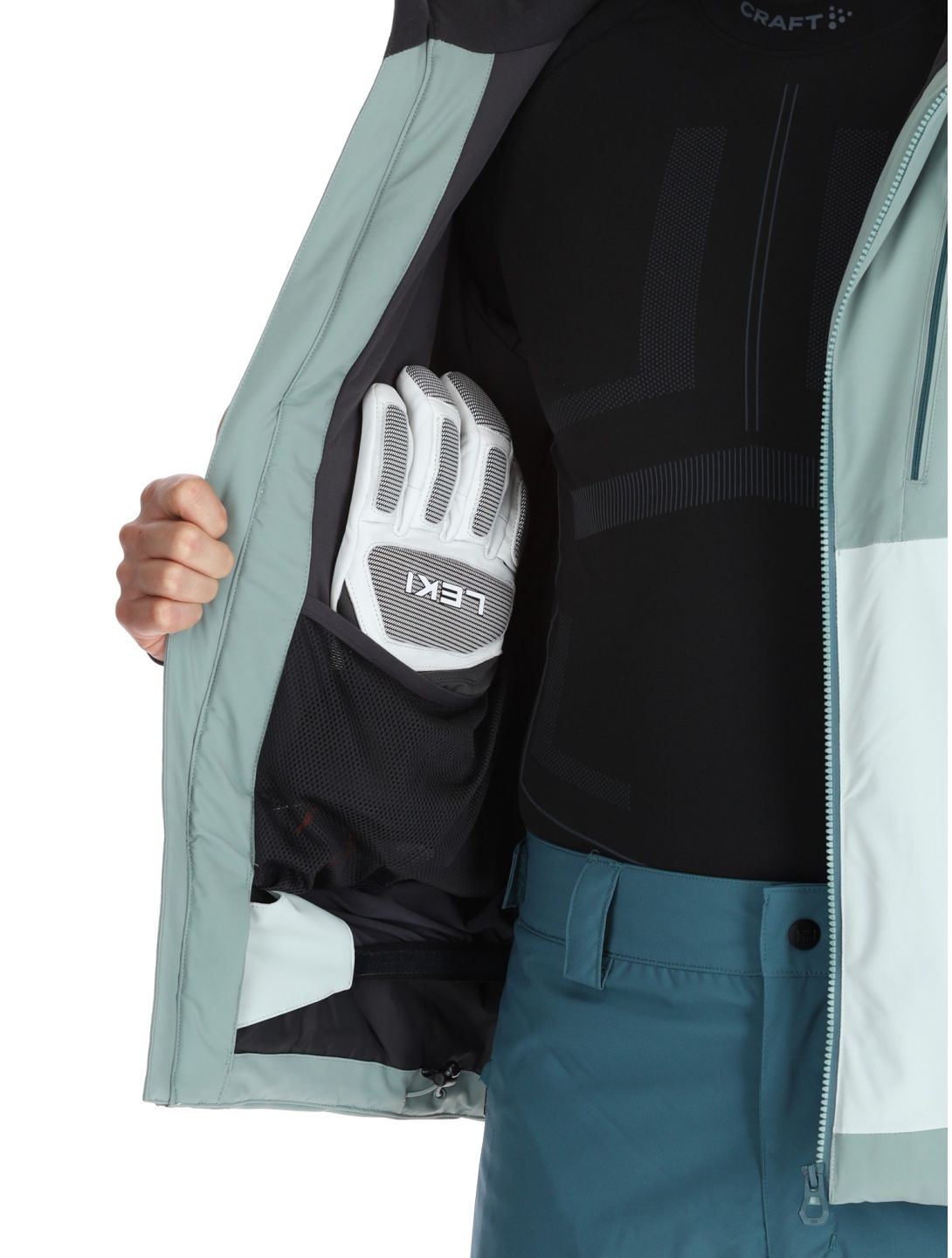 Helly Hansen, Alpha 4.0 ski-jas heren Cactus groen 