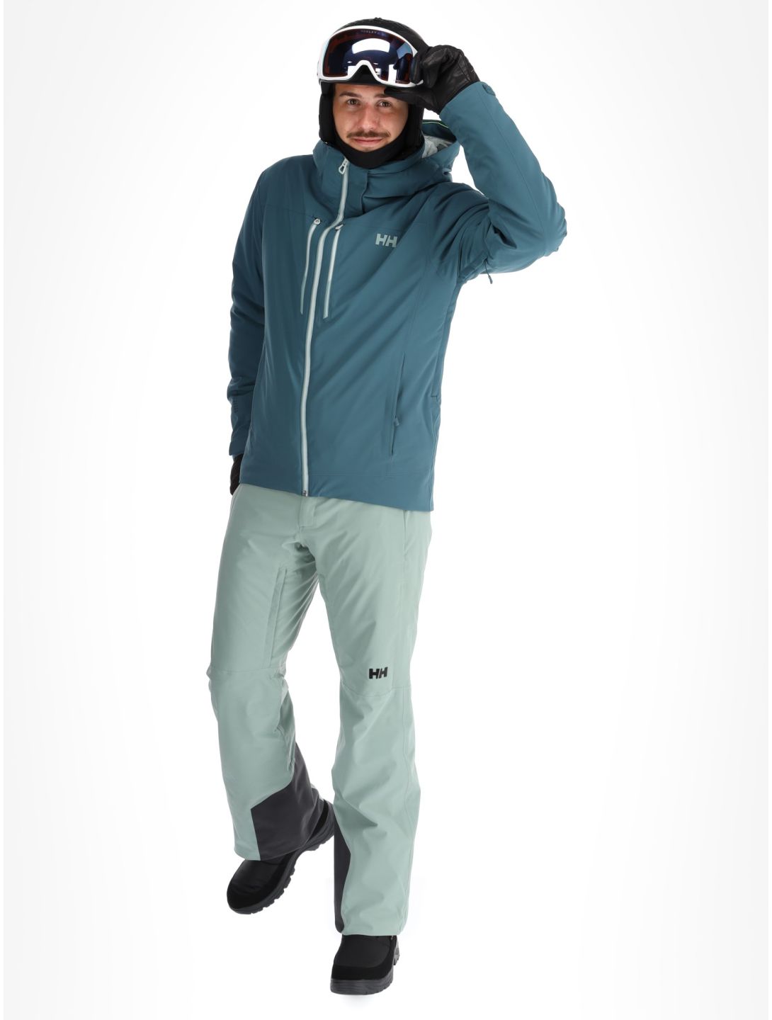 Helly Hansen, Alpha Lifaloft ski-jas heren Dark Creek blauw 