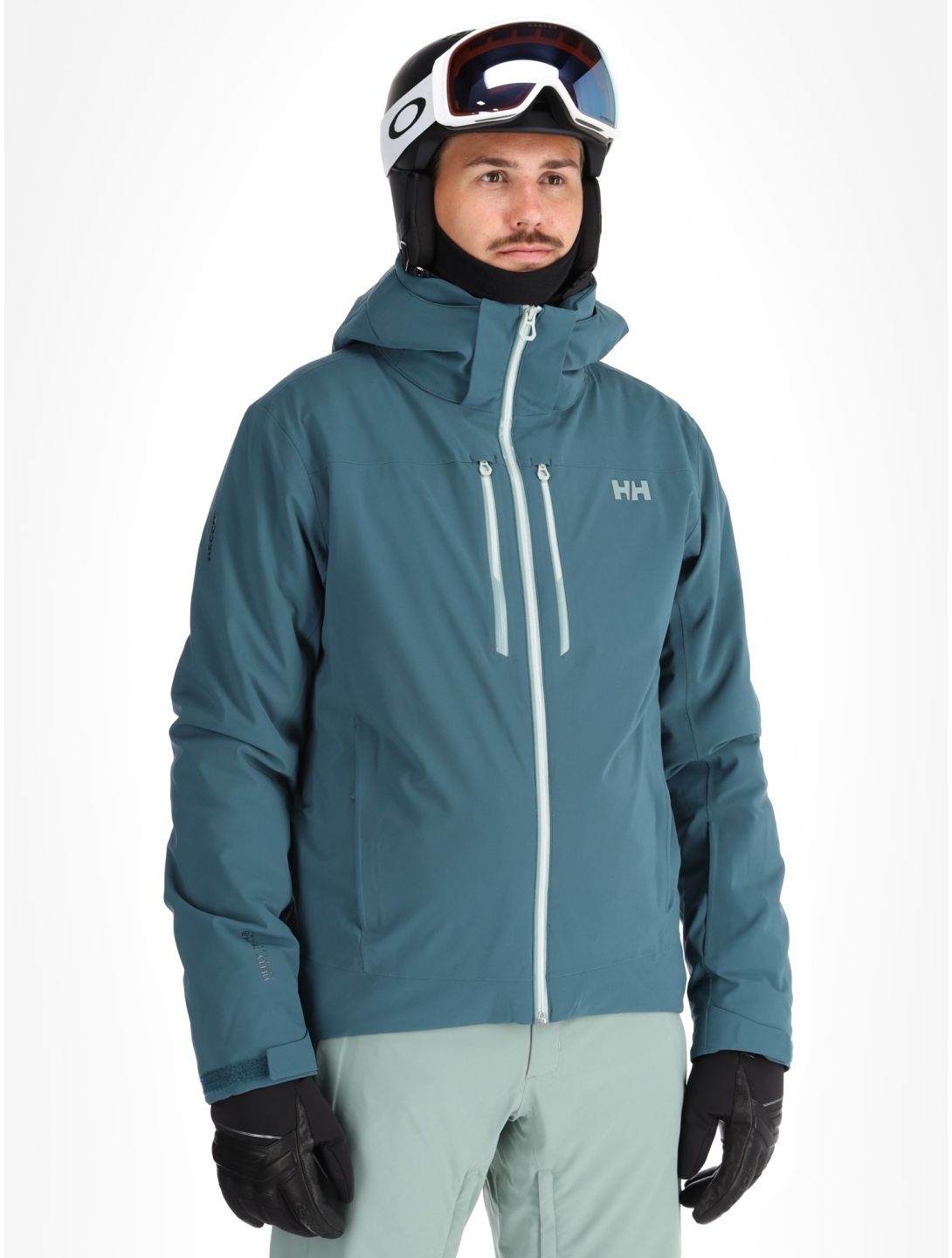 Helly Hansen, Alpha Lifaloft ski-jas heren Dark Creek blauw 