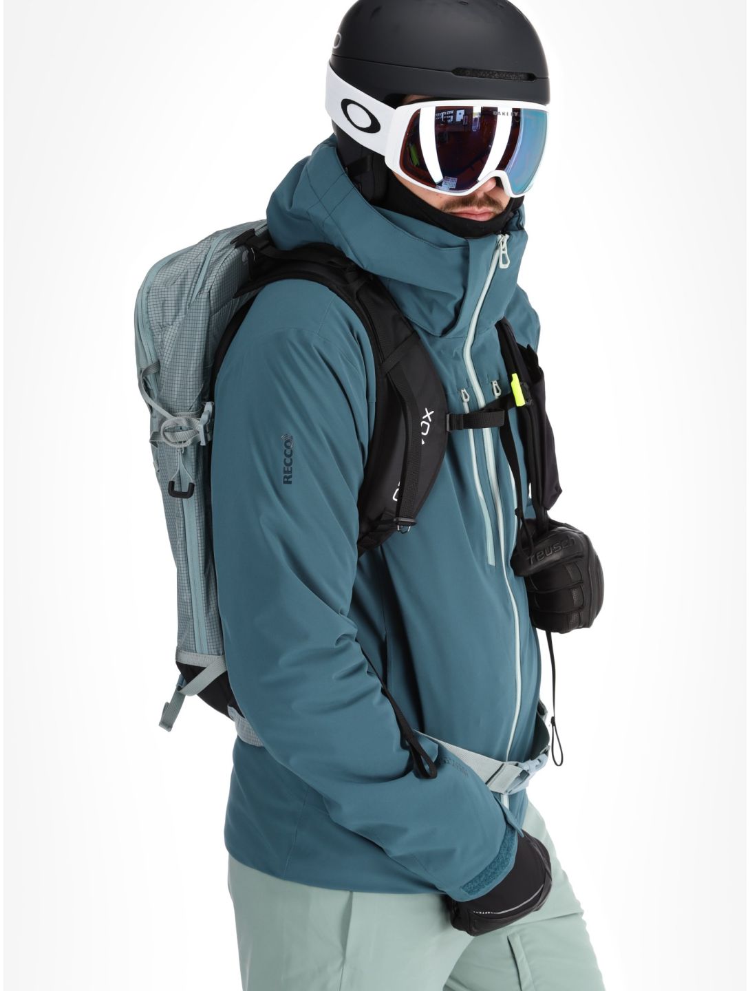 Helly Hansen, Alpha Lifaloft ski-jas heren Dark Creek blauw 