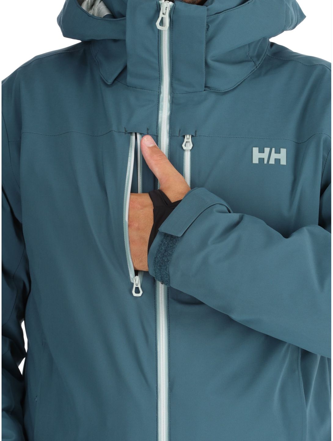 Helly Hansen, Alpha Lifaloft ski-jas heren Dark Creek blauw 