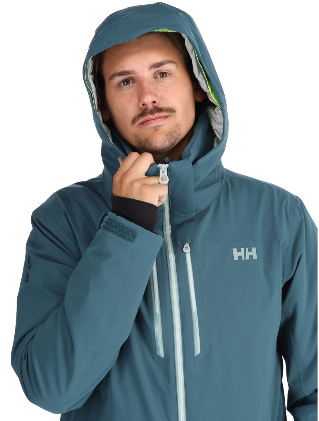 Helly Hansen, Alpha Lifaloft ski-jas heren Dark Creek blauw 