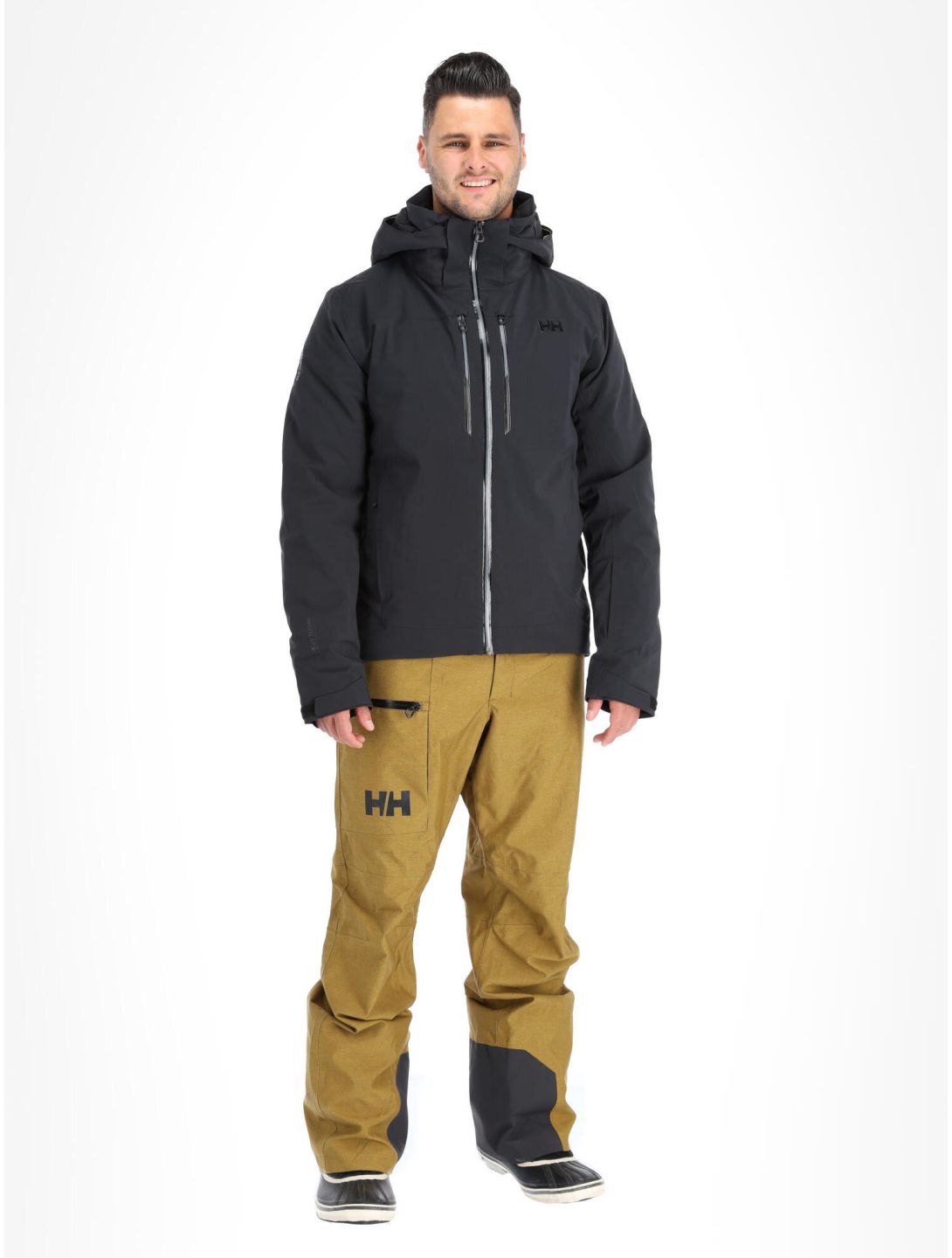 Helly Hansen, Alpha Lifaloft ski-jas heren Black zwart 