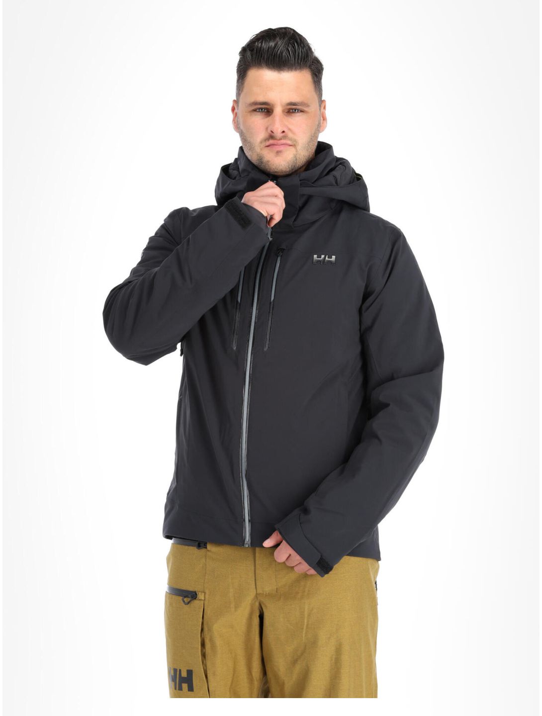 Helly Hansen, Alpha Lifaloft ski-jas heren Black zwart 