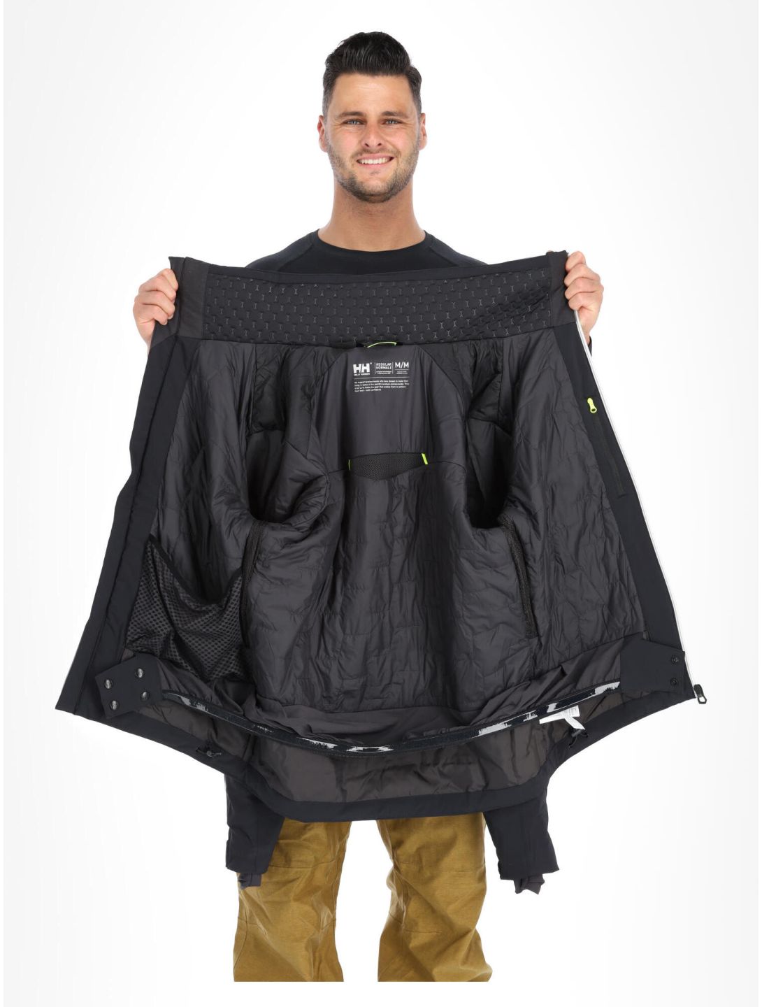 Helly Hansen, Alpha Lifaloft ski-jas heren Black zwart 