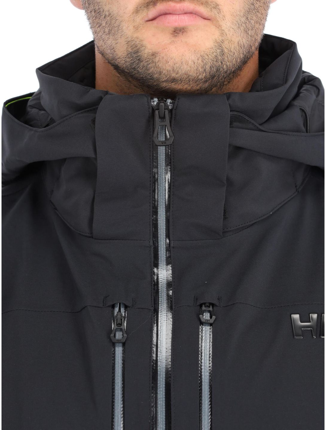 Helly Hansen, Alpha Lifaloft ski-jas heren Black zwart 