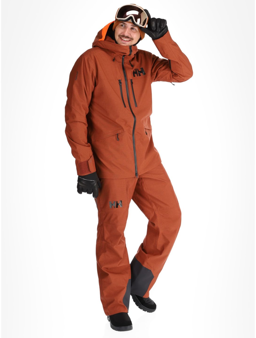 Helly Hansen, Garibaldi 2.0 ski-jas heren Iron Oxide bruin 